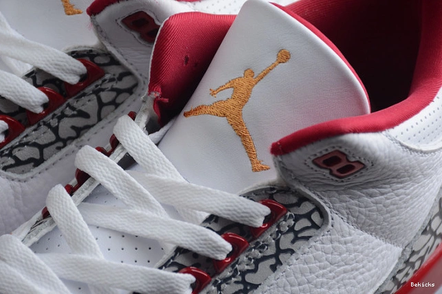 Cheap BK red ct8532-126 retro 3 jordan cardinal 1124